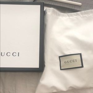Gucci box and bag